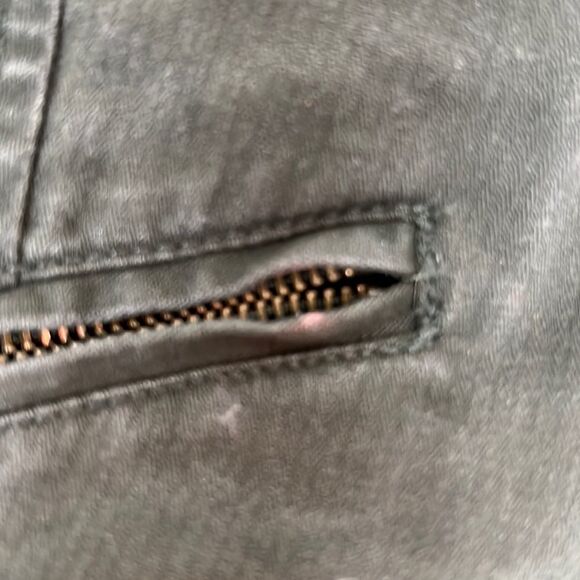 Coldwater Creek 4-6 Olive Green Zipper  Front Long Sleeve Pockets Woman’s Jacket - Picture 16 of 16